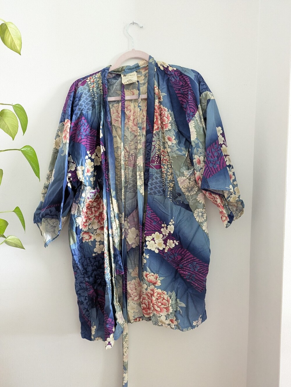 Vintage Japanese Housecoat Bathrobe Robe Coat